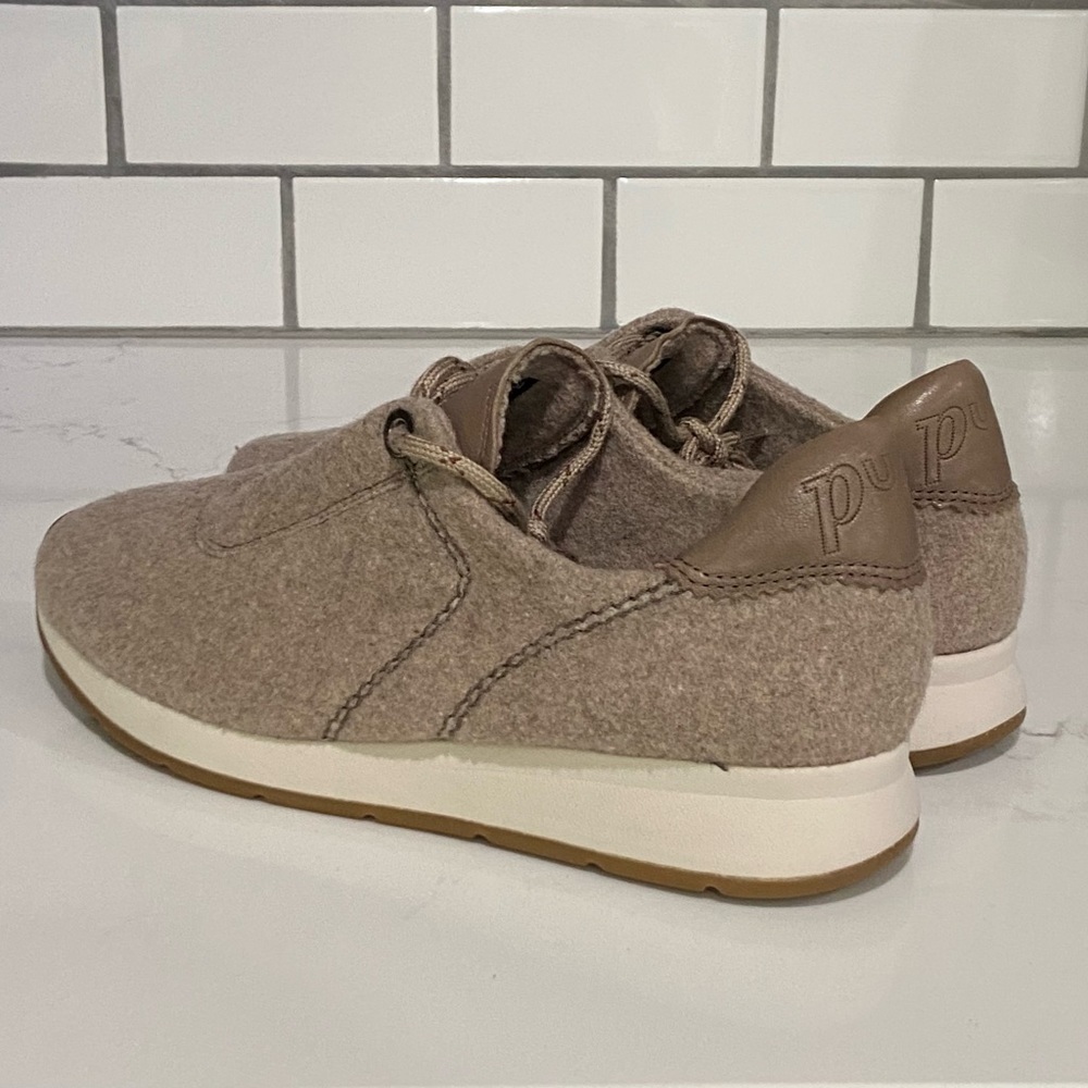 Paul Green Size 4 US Size 6.5 Kalista Merino Wool Leather Luxury Sneaker - Picture 7 of 16